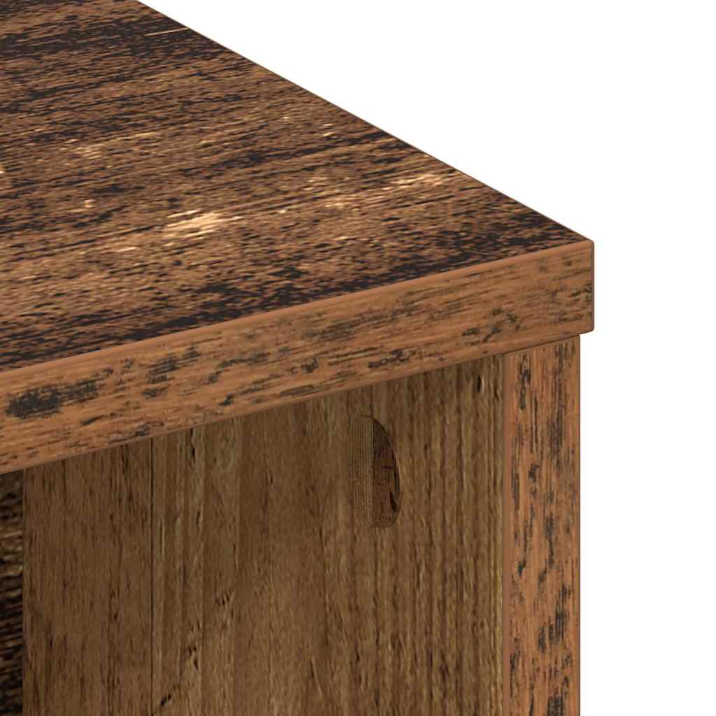 Cabinet de Tête de Lit avec étagère Bois ancien Bois Composite - XIOS