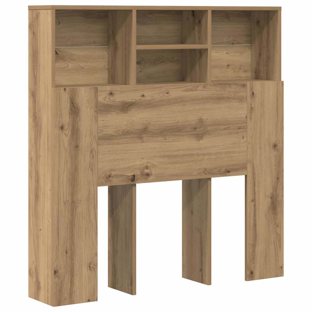 Cabinet de Tête de Lit chêne artisanal Bois Composite - XIOS