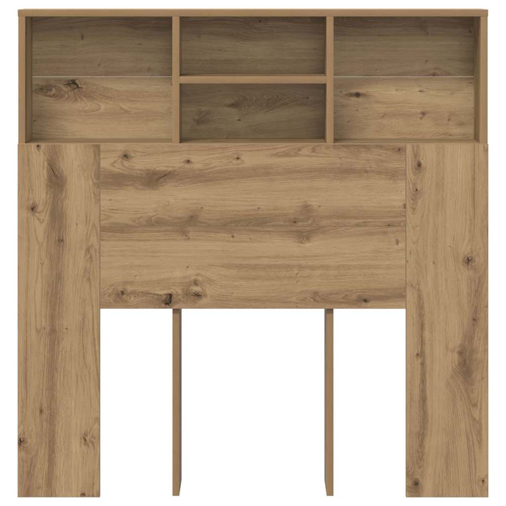 Cabinet de Tête de Lit chêne artisanal Bois Composite - XIOS