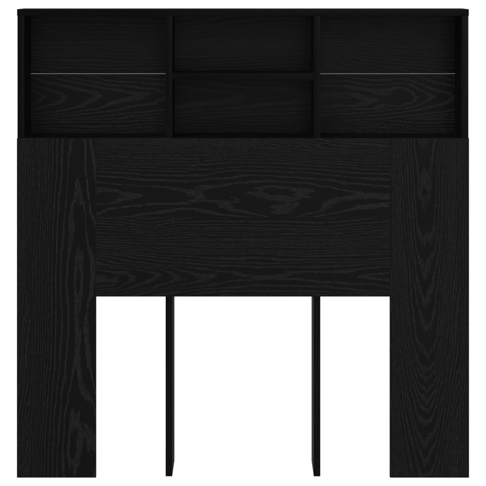 Cabinet de Tête de Lit Chêne noir 100 x 19 x 103,5 cm - XIOS