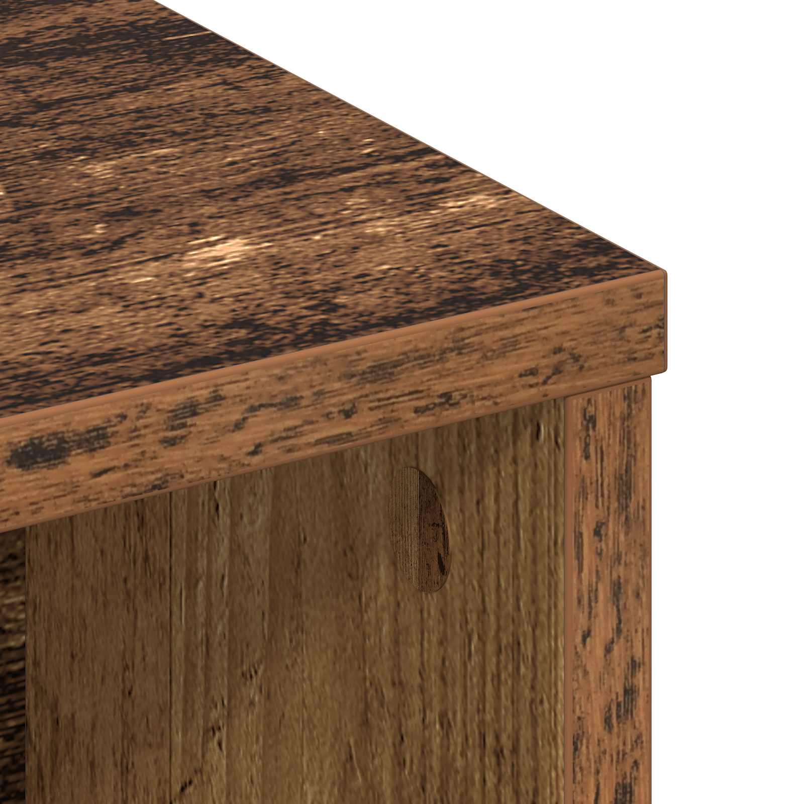 Cabinet de Tête de Lit Bois ancien 220 x 19 x 101,5 cm - XIOS