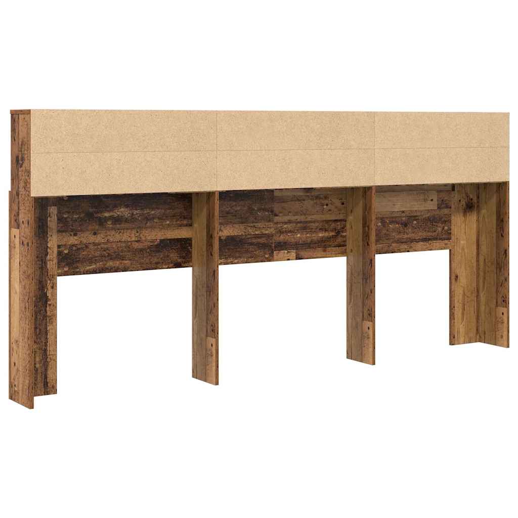 Cabinet de Tête de Lit Bois ancien 220 x 19 x 101.5 cm - XIOS