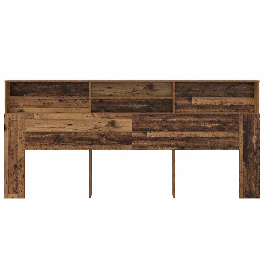 Cabinet de Tête de Lit Bois ancien 220 x 19 x 101.5 cm - XIOS