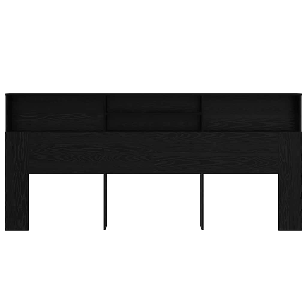 Cabinet de Tête de Lit Chêne noir 220 x 19 x 101.5 cm - XIOS