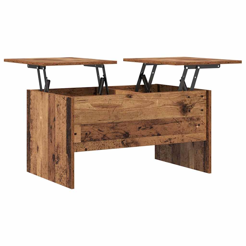 Table basse Bois ancien 80 x 50,5 x 42,5 cm Bois d'ingénierie - XIOS