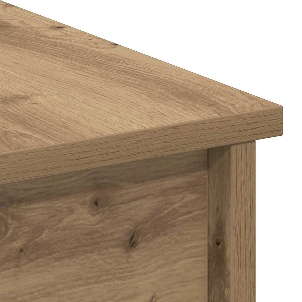 Table basse chêne artisanal 80 x 50,5 x 42,5 cm - XIOS