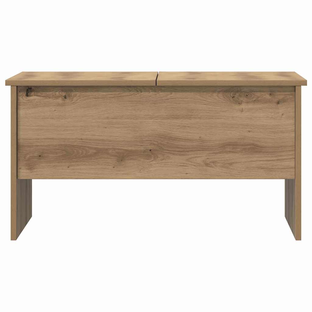 Table basse chêne artisanal 80 x 50,5 x 42,5 cm - XIOS