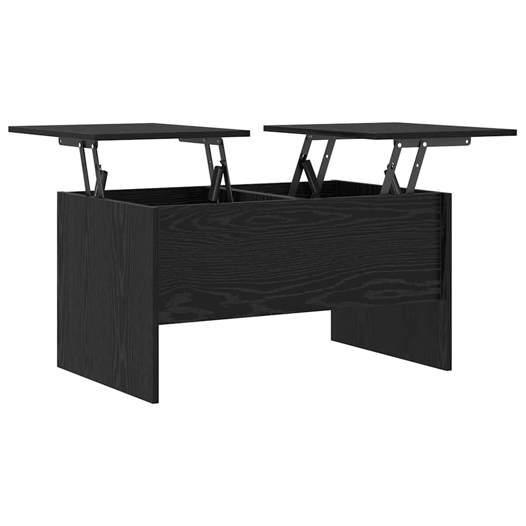 Table basse Chêne noir 80 x 50,5 x 42,5 cm Bois d'ingénierie - XIOS