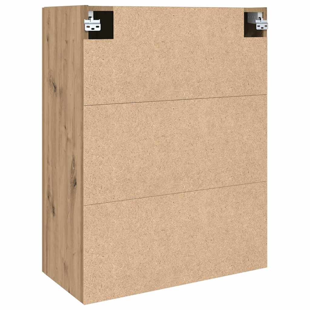 Armoire suspendue chêne artisanal 69,5 x 34 x 90 cm - XIOS