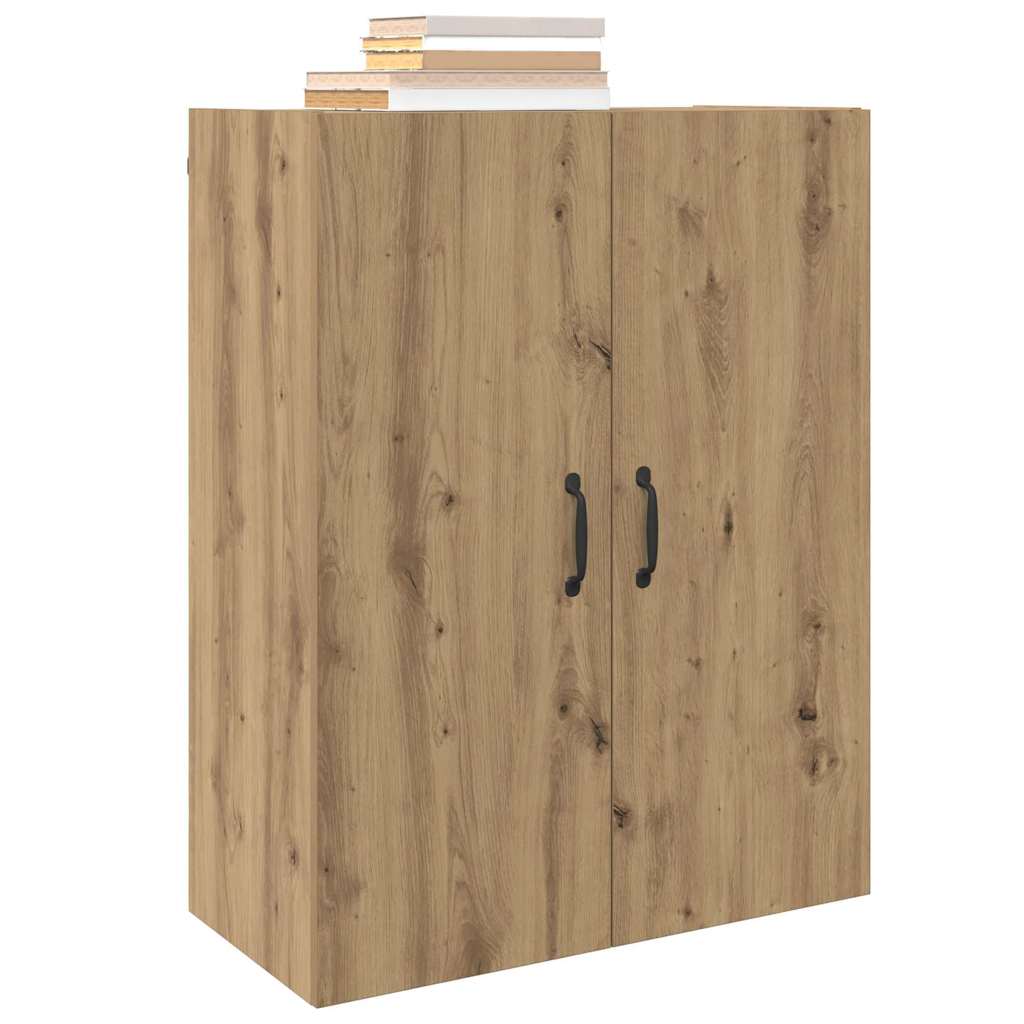 Armoire suspendue chêne artisanal 69,5 x 34 x 90 cm - XIOS