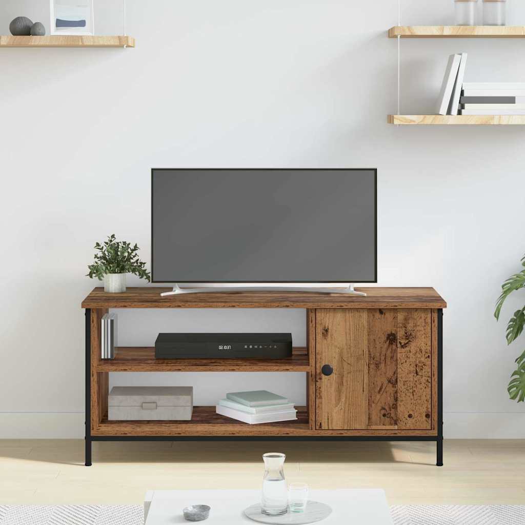 Meuble TV Bois ancien 100 x 40 x 45 cm Bois d'ingénierie - XIOS