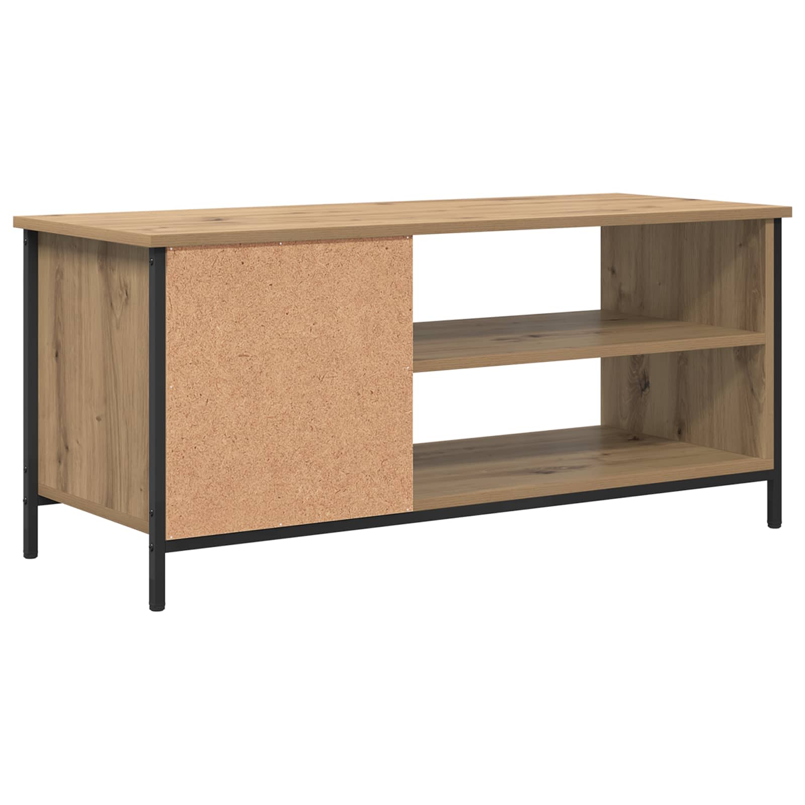 Meuble TV 100 x 40 x 45 cm Chêne artisanal Bois d'ingénierie - XIOS