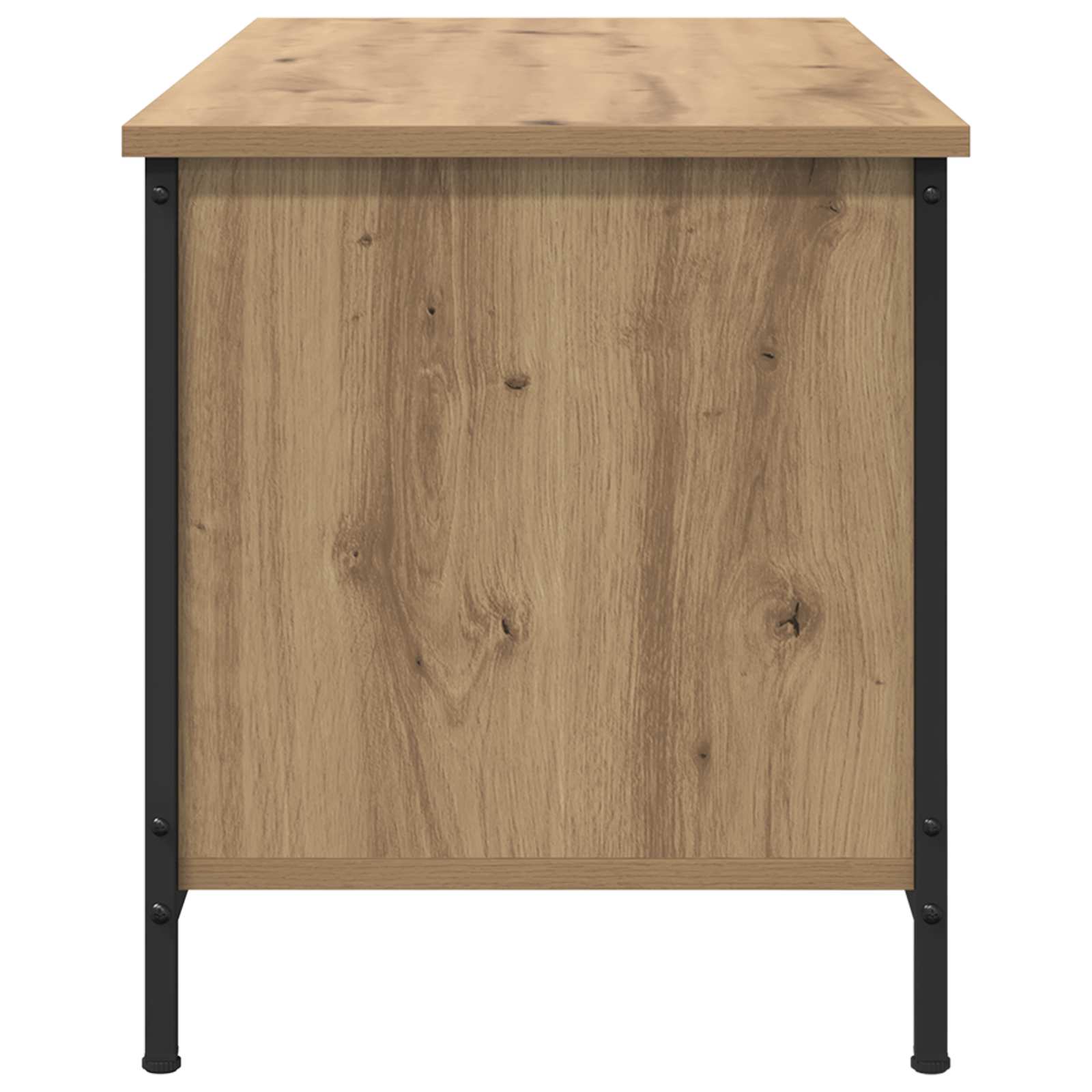 Meuble TV 100 x 40 x 45 cm Chêne artisanal Bois d'ingénierie - XIOS
