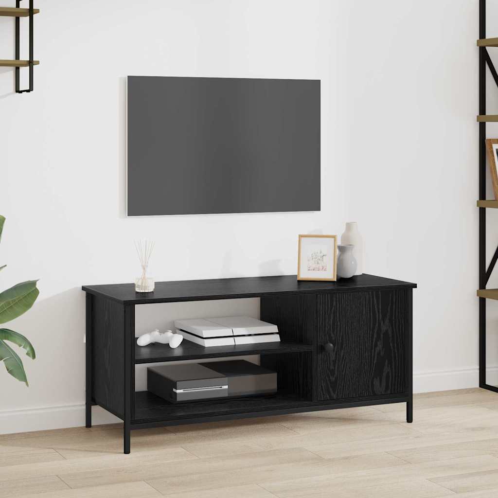 Meuble TV Chêne noir 100 x 40 x 45 cm Bois d'ingénierie - XIOS