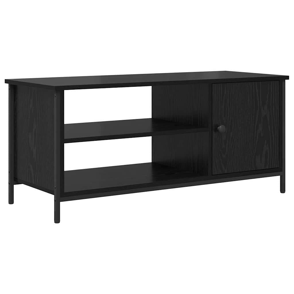 Meuble TV Chêne noir 100 x 40 x 45 cm Bois d'ingénierie - XIOS