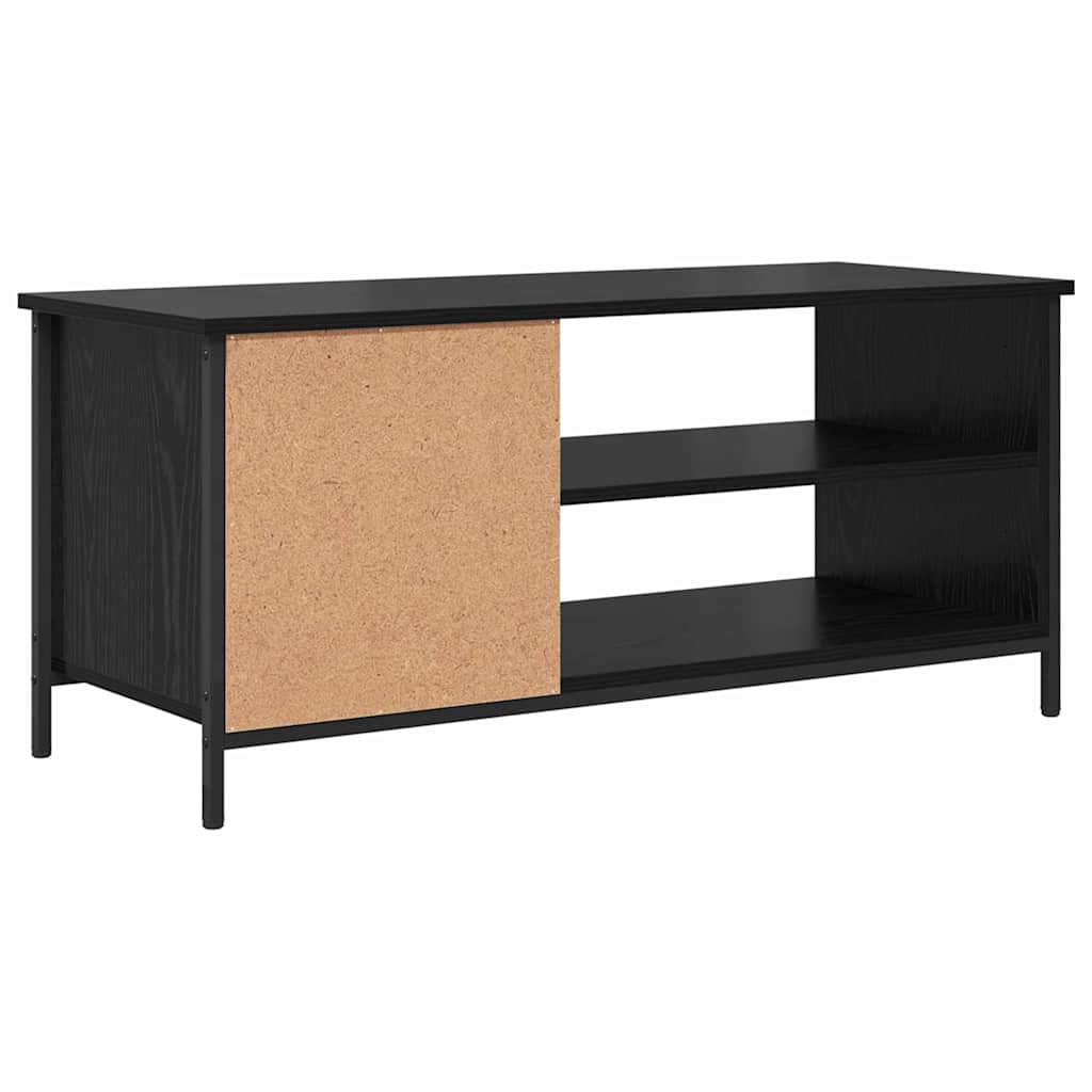 Meuble TV Chêne noir 100 x 40 x 45 cm Bois d'ingénierie - XIOS