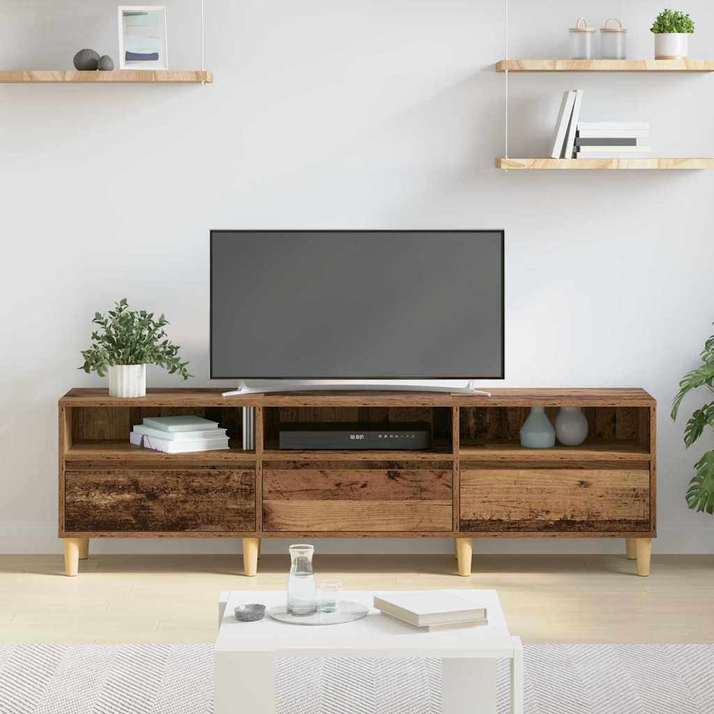 Meuble TV Bois ancien 150 x 30 x 45 cm Bois d'ingénierie - XIOS