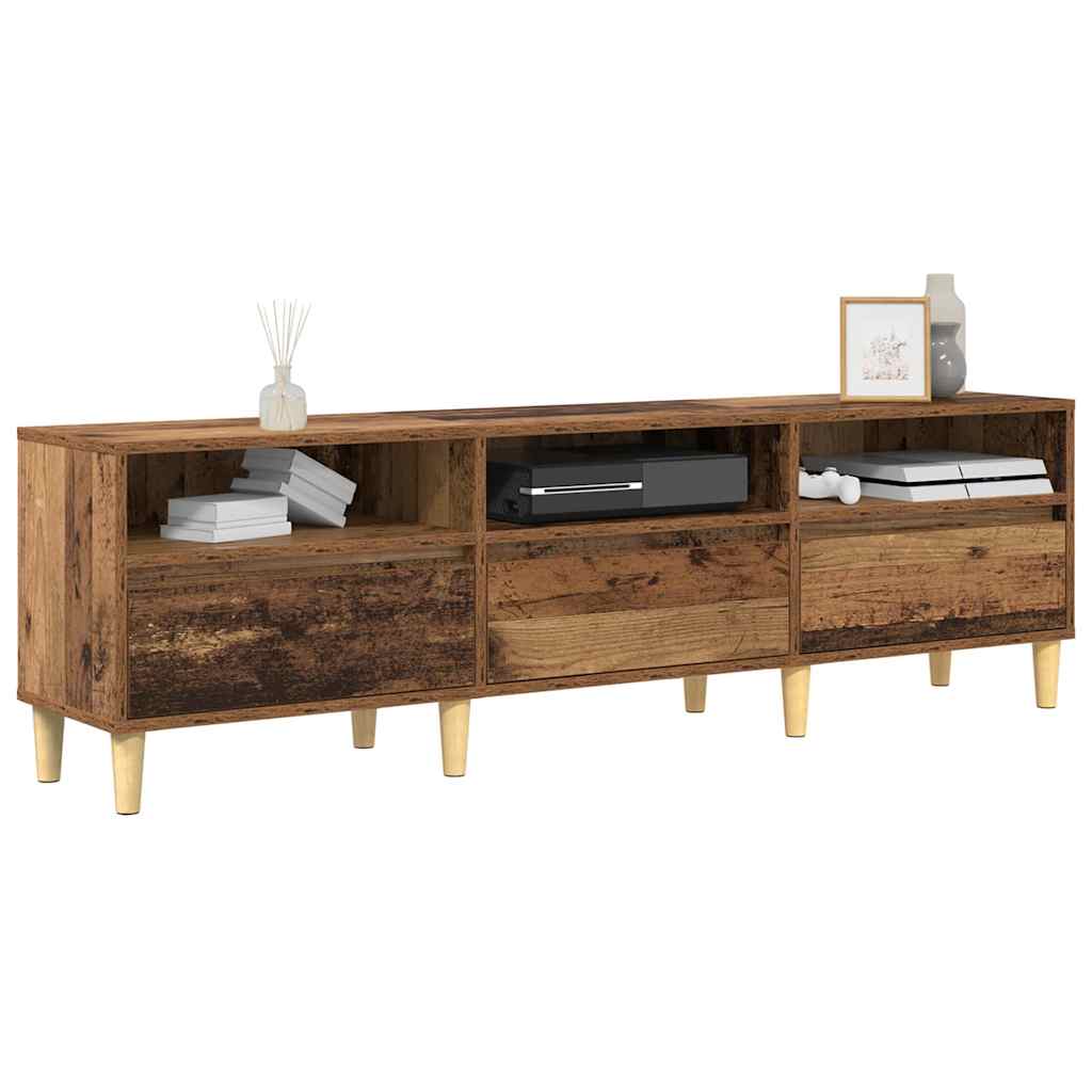 Meuble TV Bois ancien 150 x 30 x 45 cm Bois d'ingénierie - XIOS