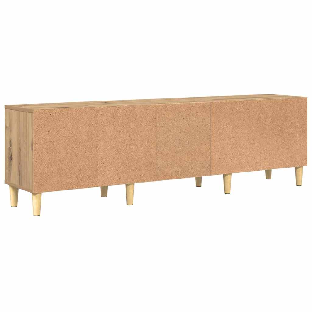 Meuble TV chêne artisanal 150 x 30 x 45 cm Bois d'ingénierie - XIOS