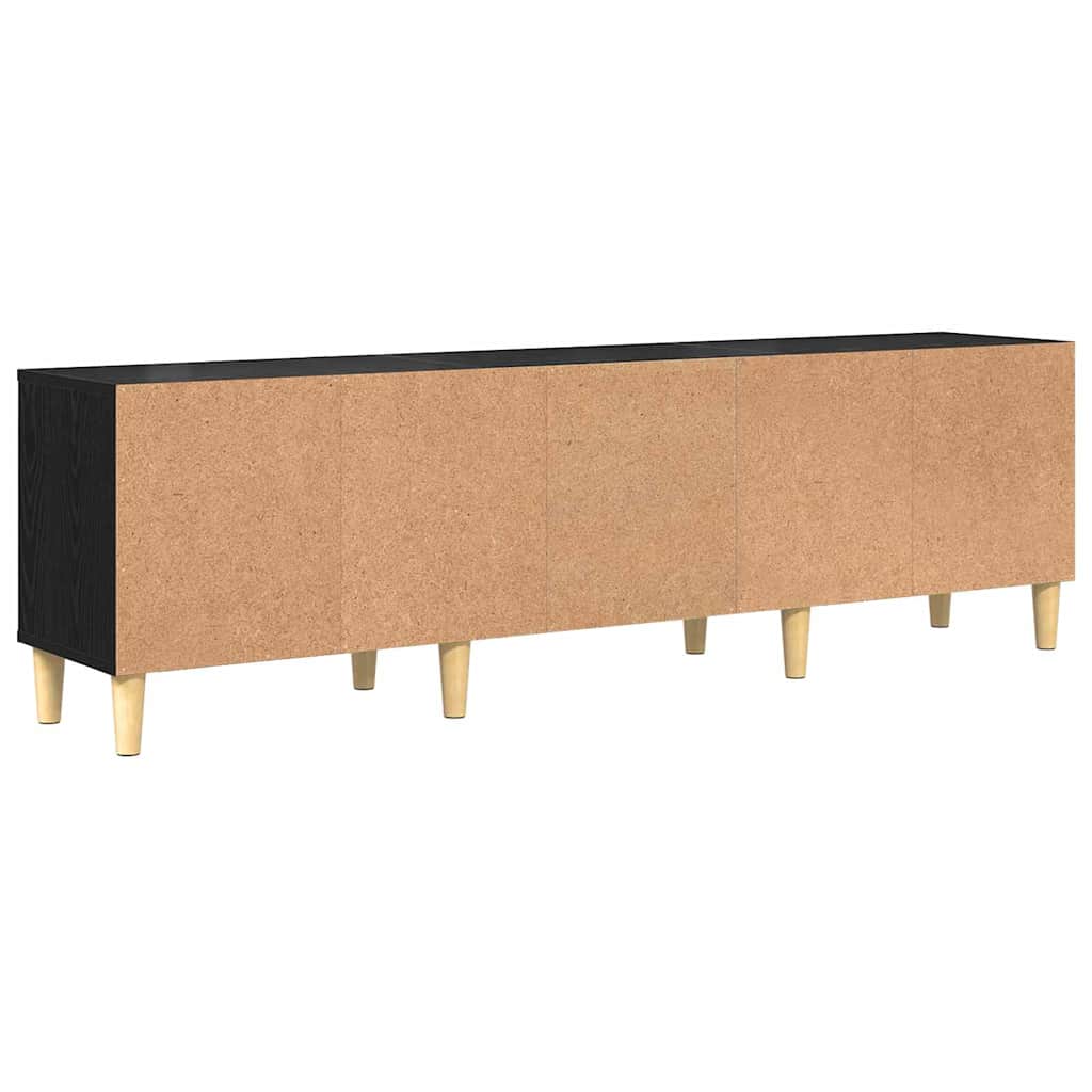Meuble TV Chêne noir 150 x 30 x 45 cm Bois d'ingénierie - XIOS