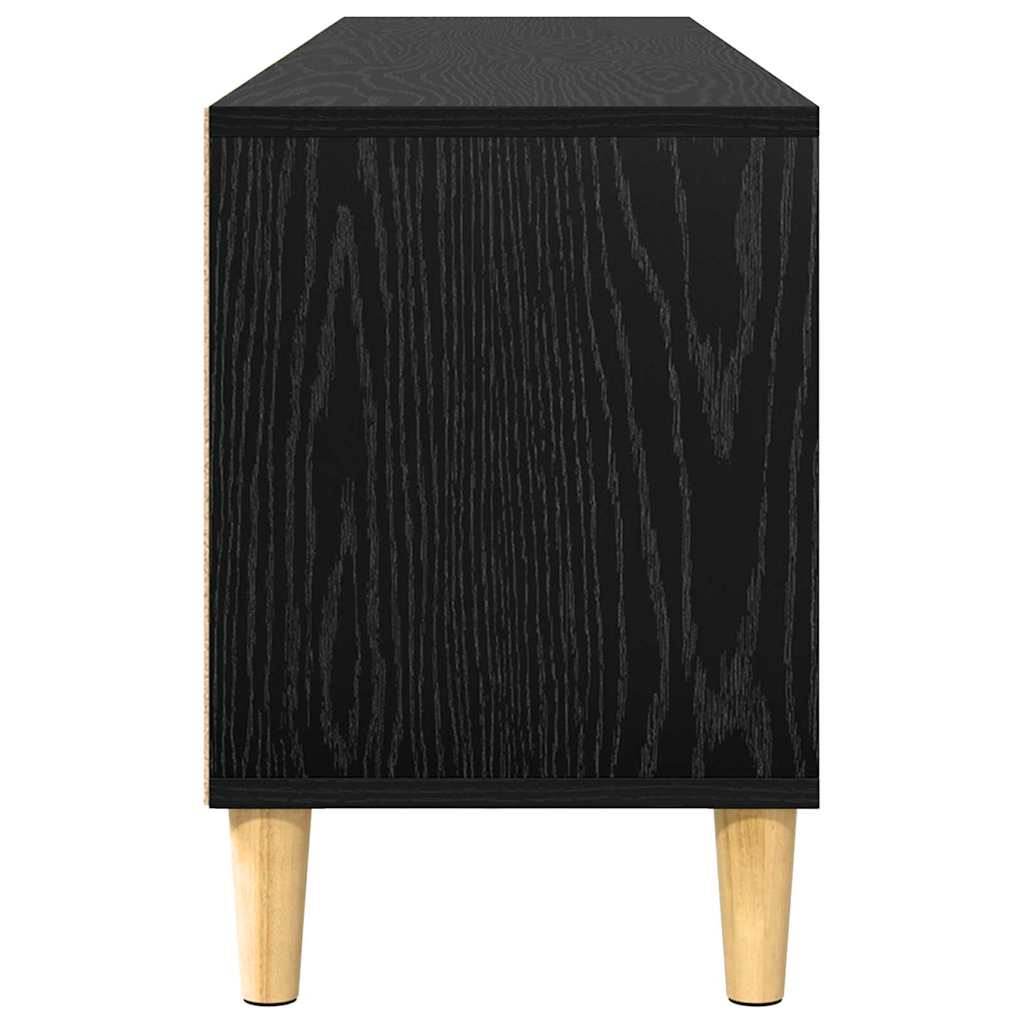 Meuble TV Chêne noir 150 x 30 x 45 cm Bois d'ingénierie - XIOS