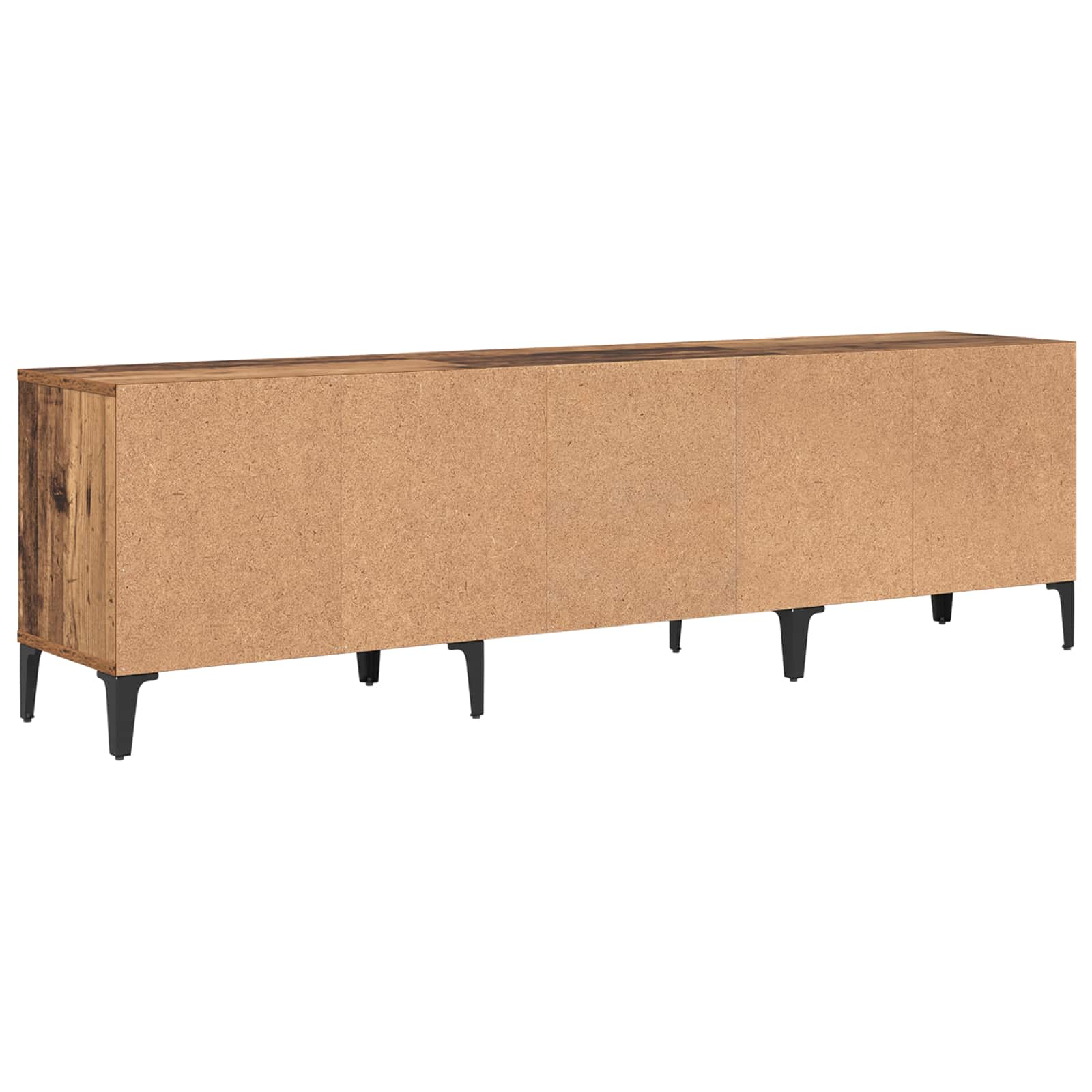 Meuble TV Bois Ancien 150 x 30 x 45 cm Bois d'ingénierie et fer - XIOS