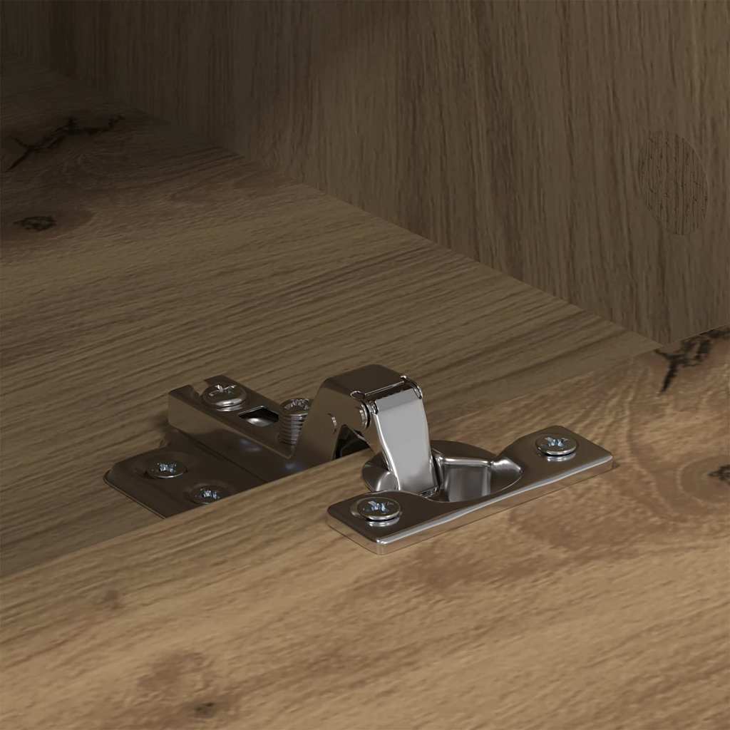 Meuble TV chêne artisanal 150 x 30 x 44.5 cm Bois d'ingénierie - XIOS