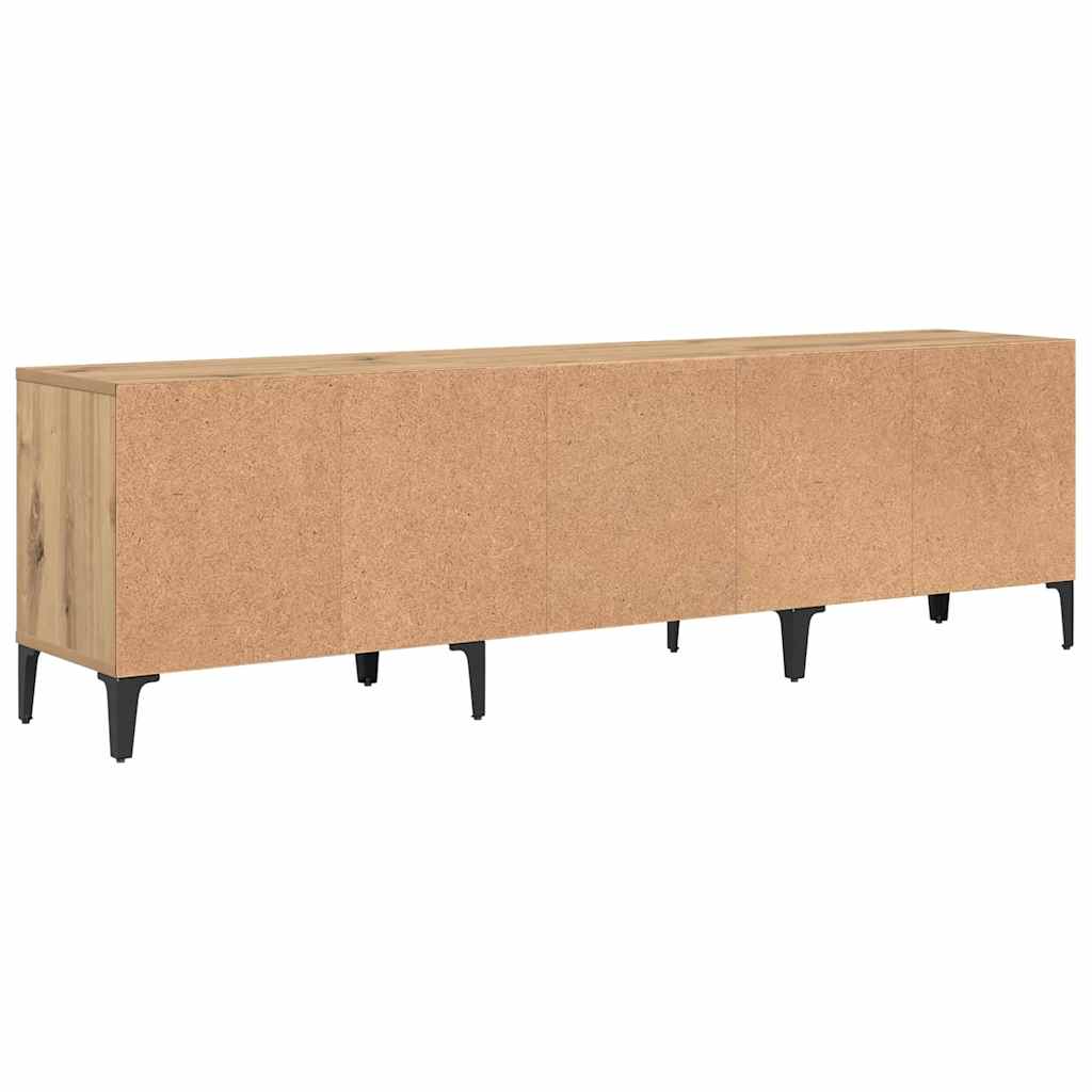 Meuble TV chêne artisanal 150 x 30 x 44.5 cm Bois d'ingénierie - XIOS