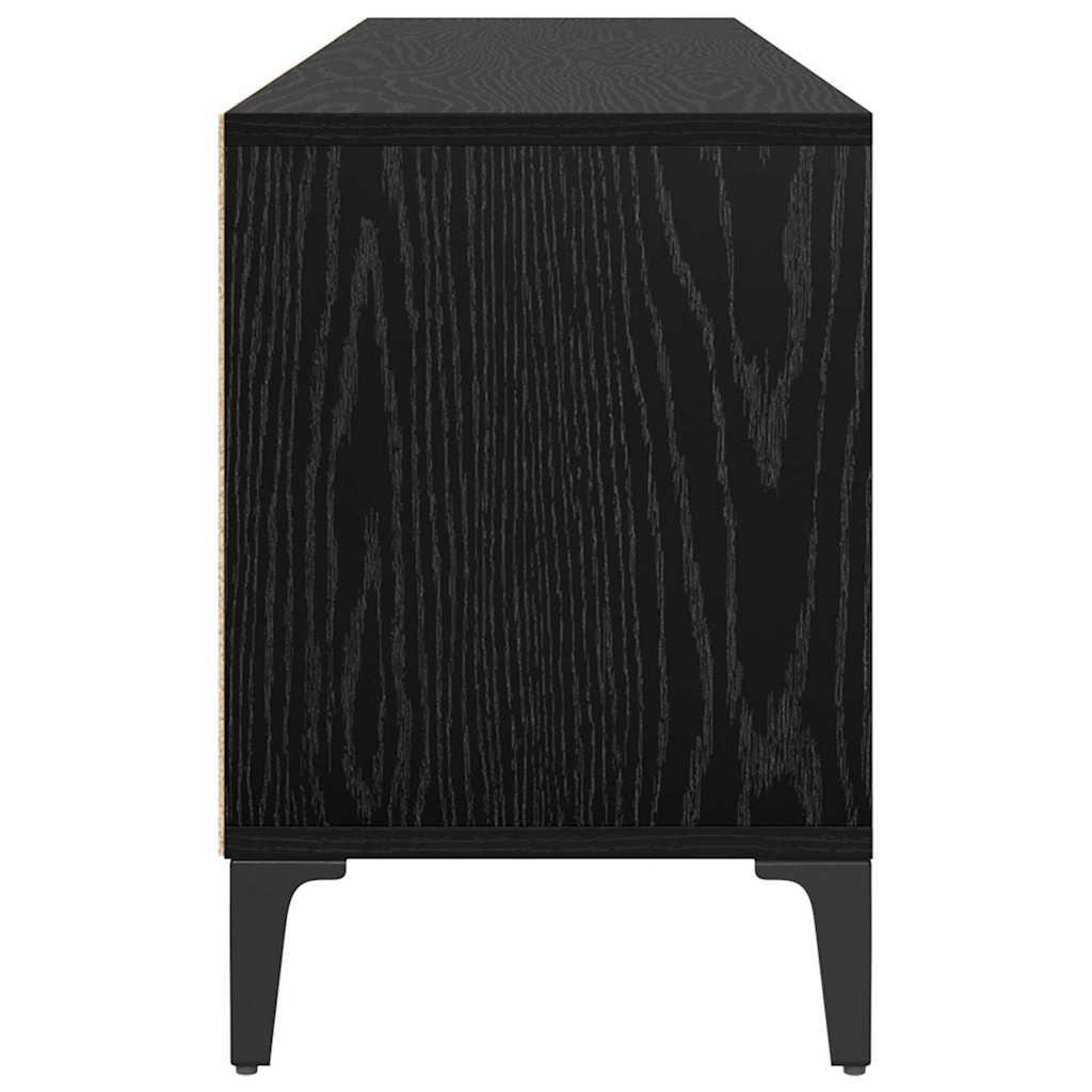 Meuble TV Chêne noir 150 x 30 x 44.5 cm Bois d'ingénierie - XIOS