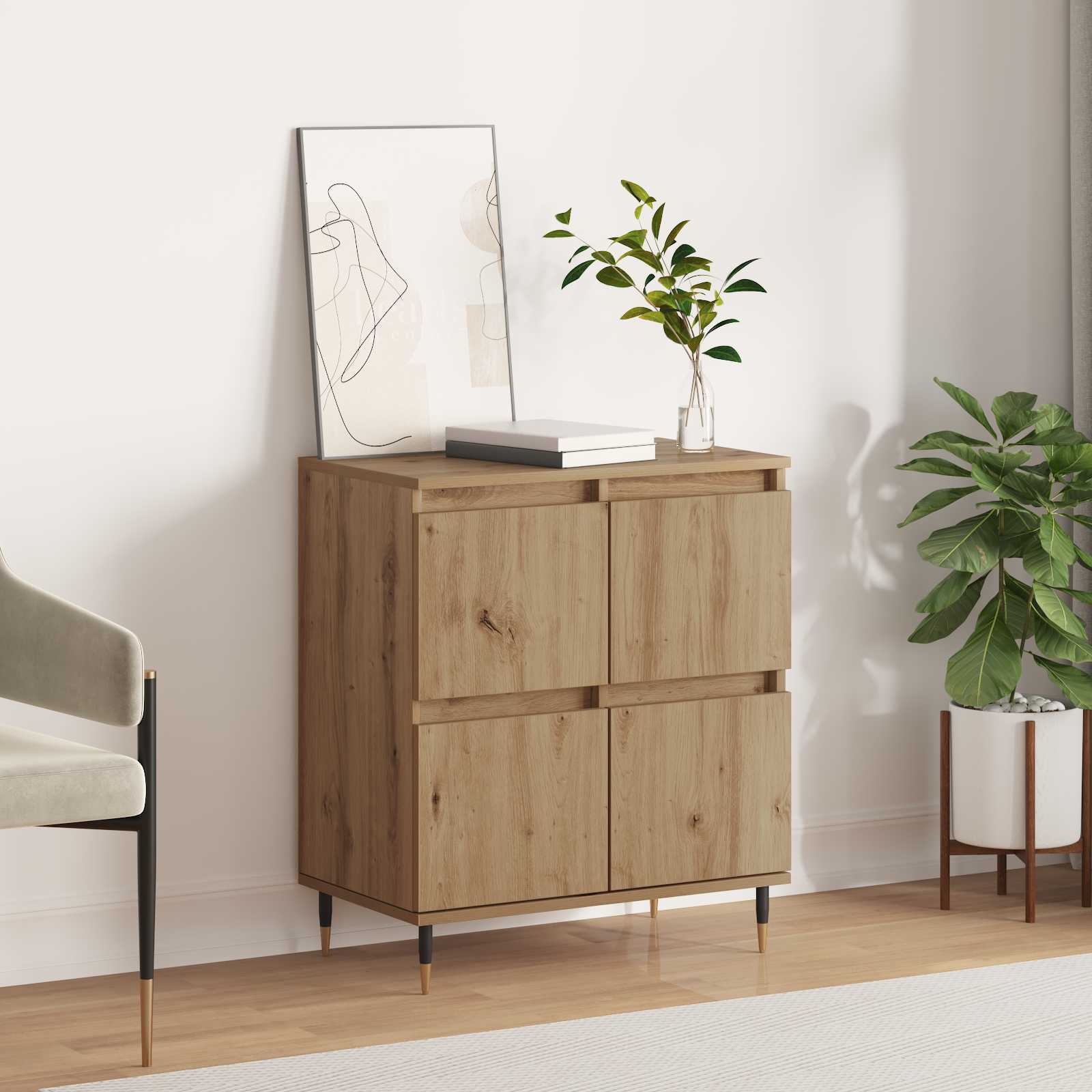 Buffet Chêne artisanal 60 x 35 x 70 cm - XIOS