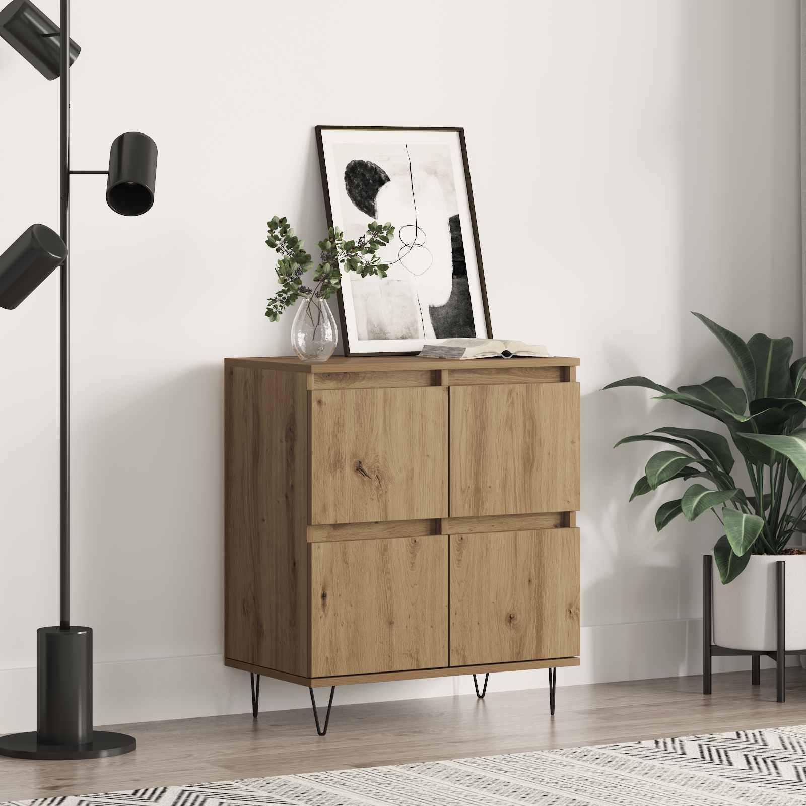 Buffet Chêne artisanal 60 x 35 x 70 cm - XIOS