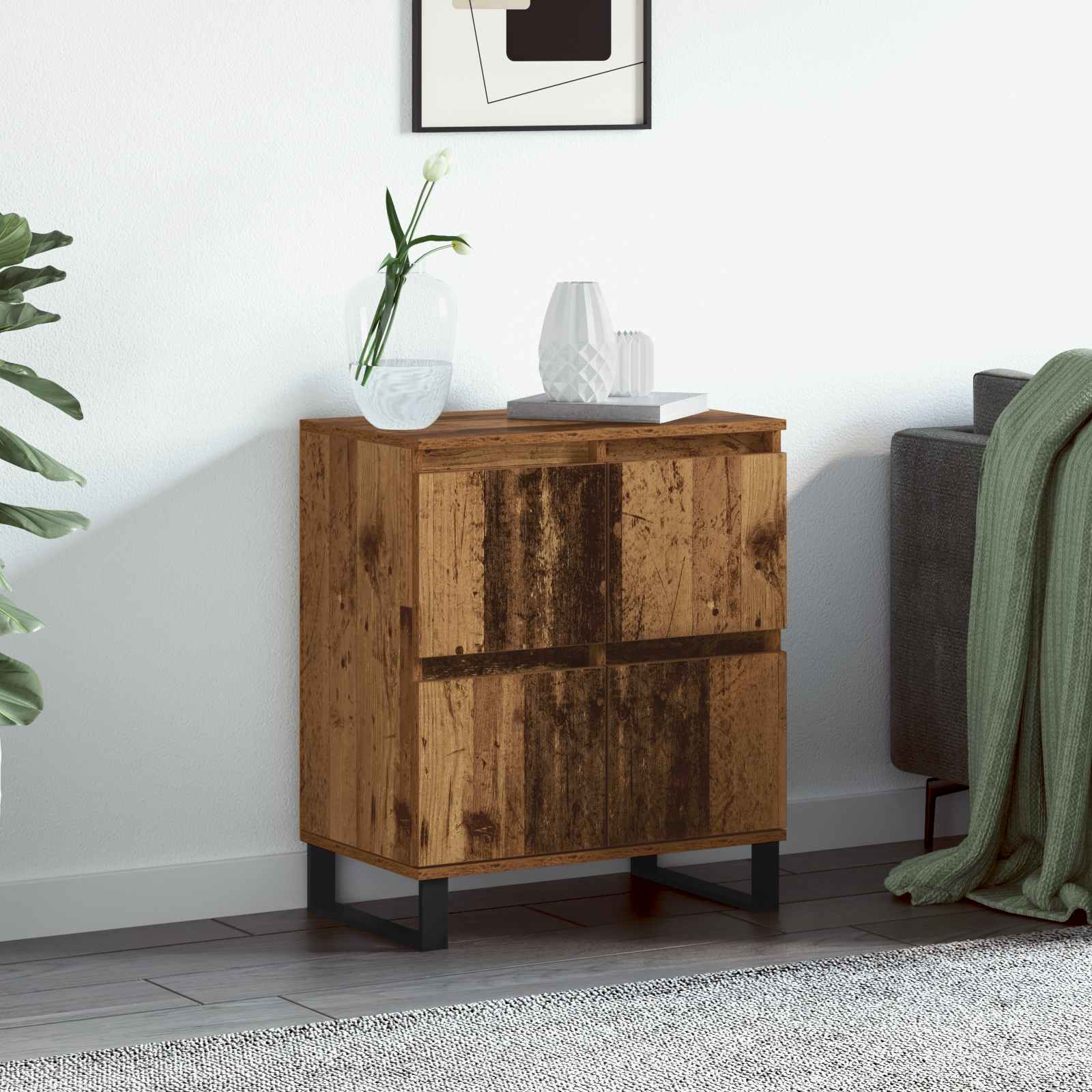 Buffet Bois ancien 60 x 35 x 70 cm - XIOS