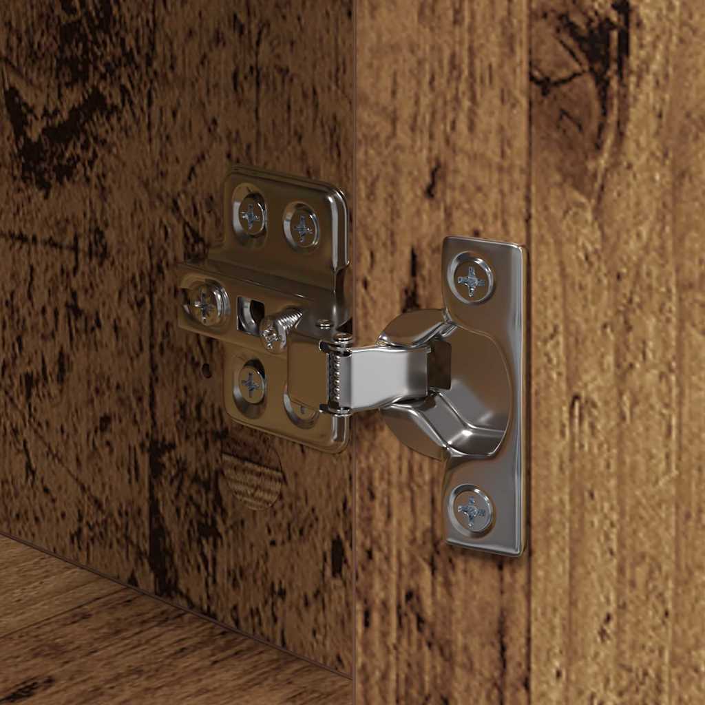 Cabinet de chevet Vieux bois Bois d'ingénierie