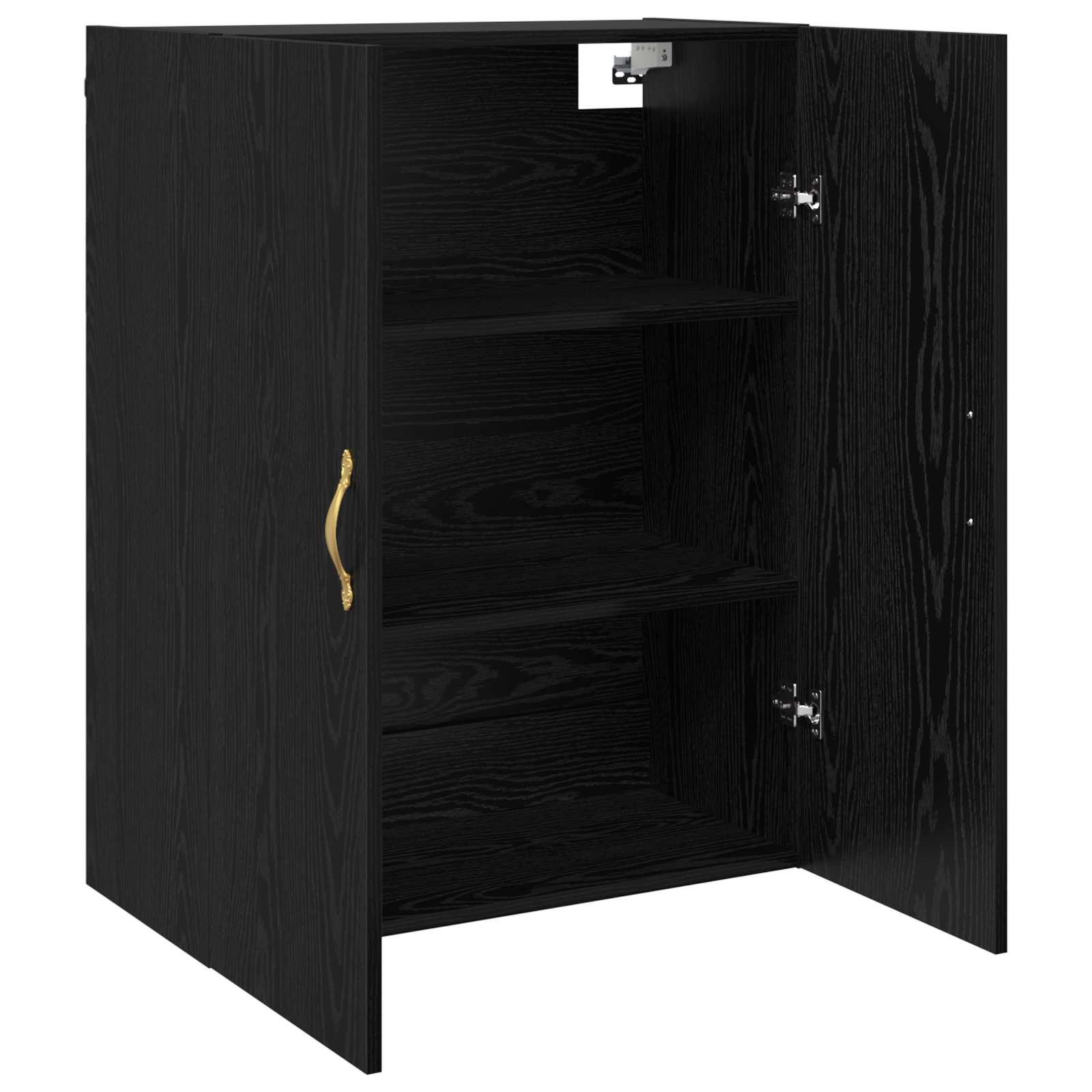 Meuble mural Chêne noir 69,5 x 34 x 90 cm Bois d'ingénierie - XIOS