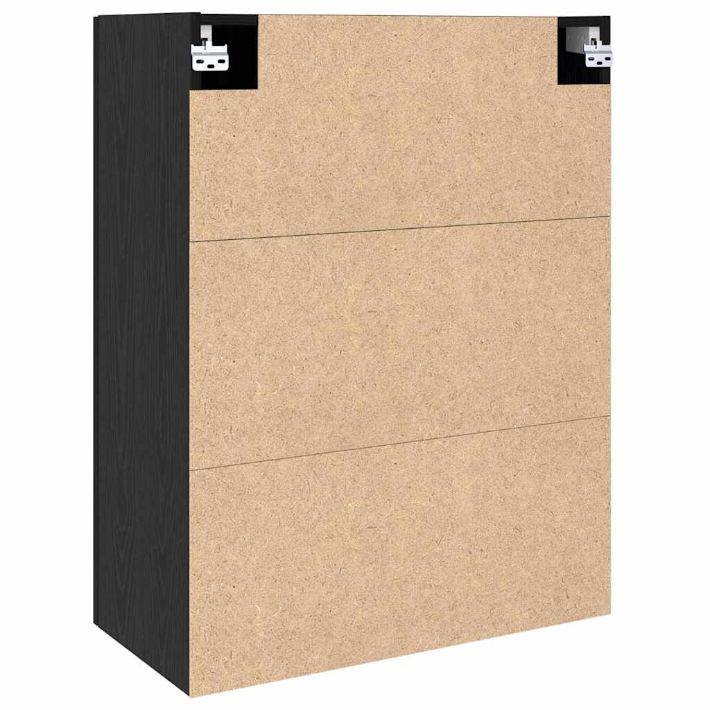 Meuble mural Noir 69,5 x 34 x 90 cm Bois d'ingénierie - XIOS