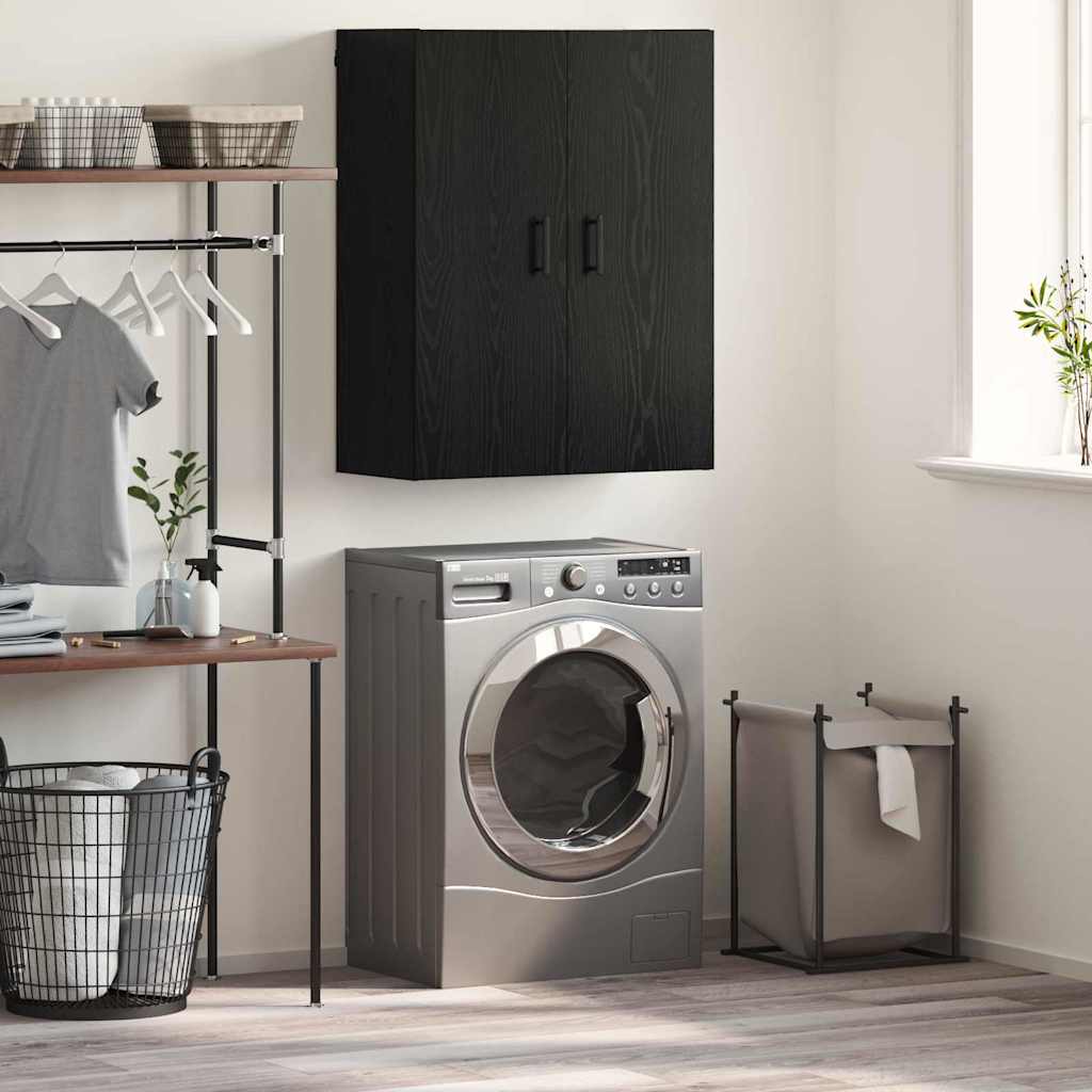 Meuble mural Chêne noir 69,5 x 34 x 90 cm Bois d'ingénierie - XIOS