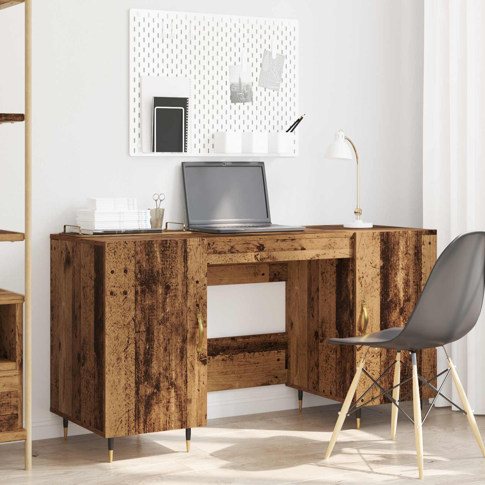 Bureau Bois ancien 140 x 50 x 75 cm Bois d'ingénierie - XIOS