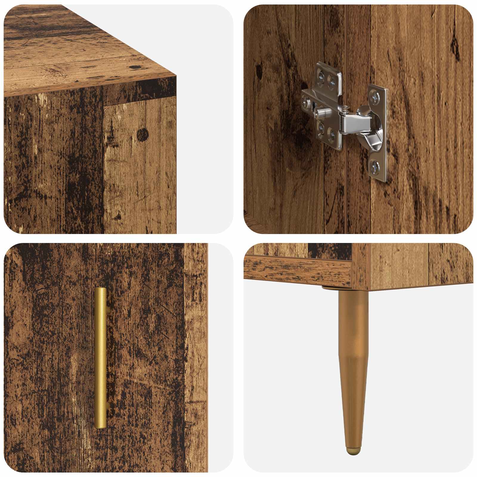 Bureau Bois ancien 140 x 50 x 75 cm Bois d'ingénierie - XIOS