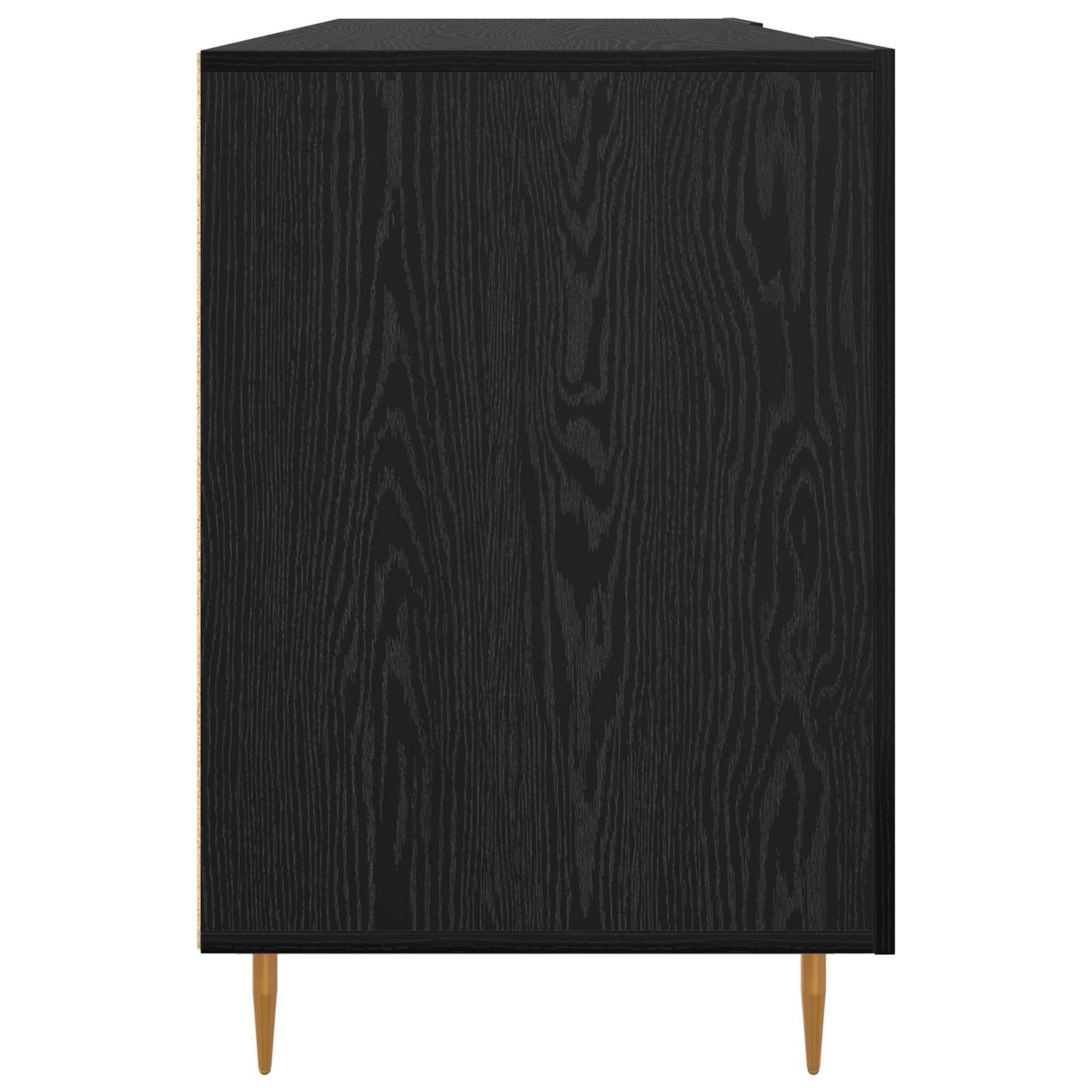 Bureau avec porte Chêne noir 140 x 50 x 75 cm Bois d'ingénierie - XIOS