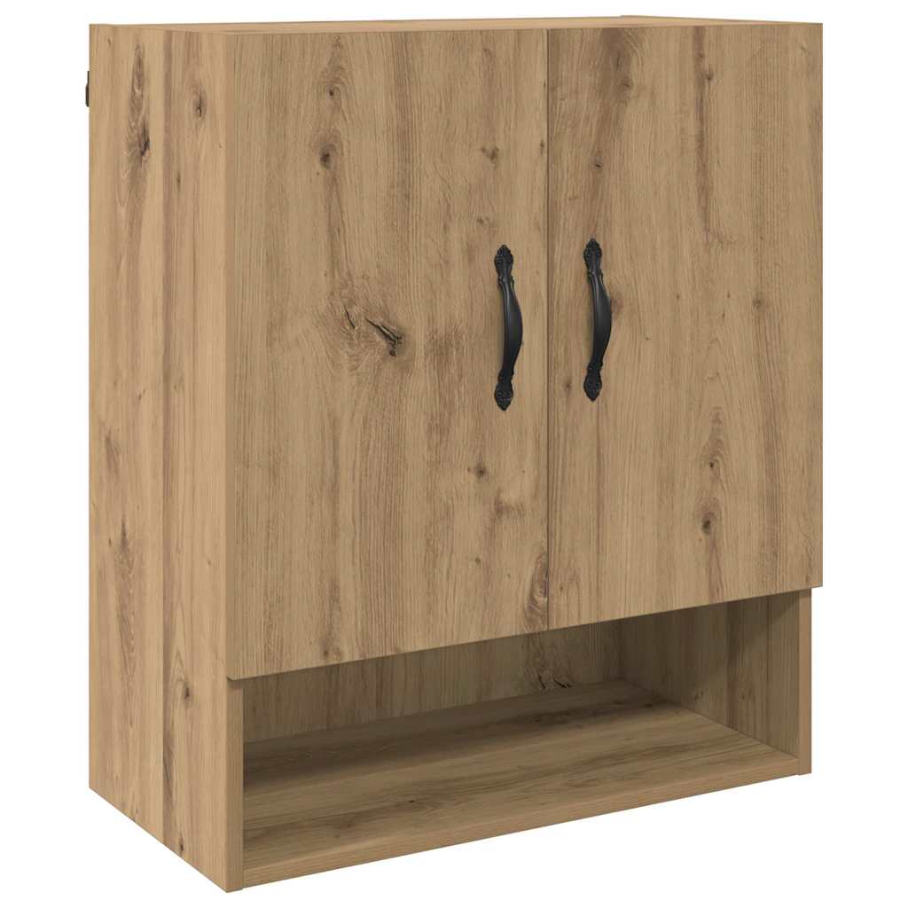 Meuble mural chêne artisanal 60 x 31 x 70 cm Bois d'ingénierie
