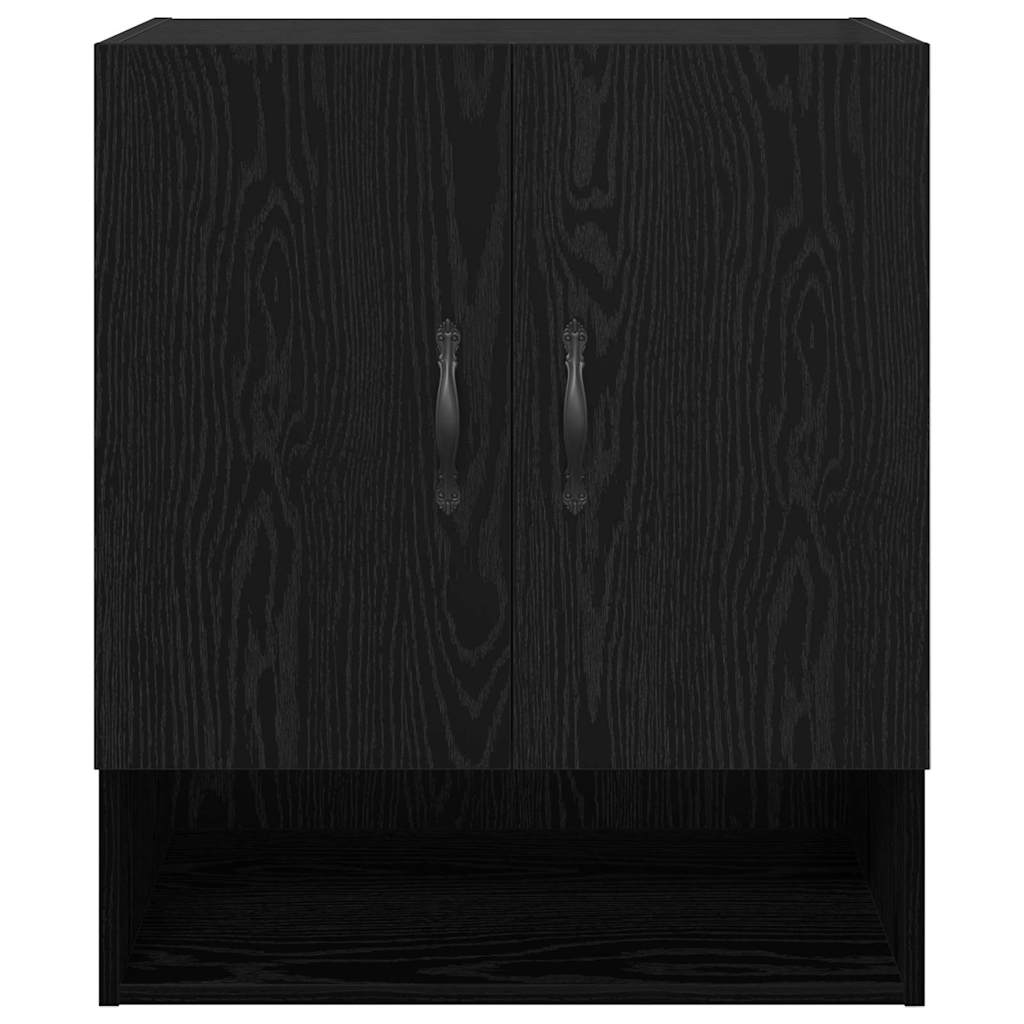 Meuble mural Chêne noir 60 x 31 x 70 cm Bois d'ingénierie