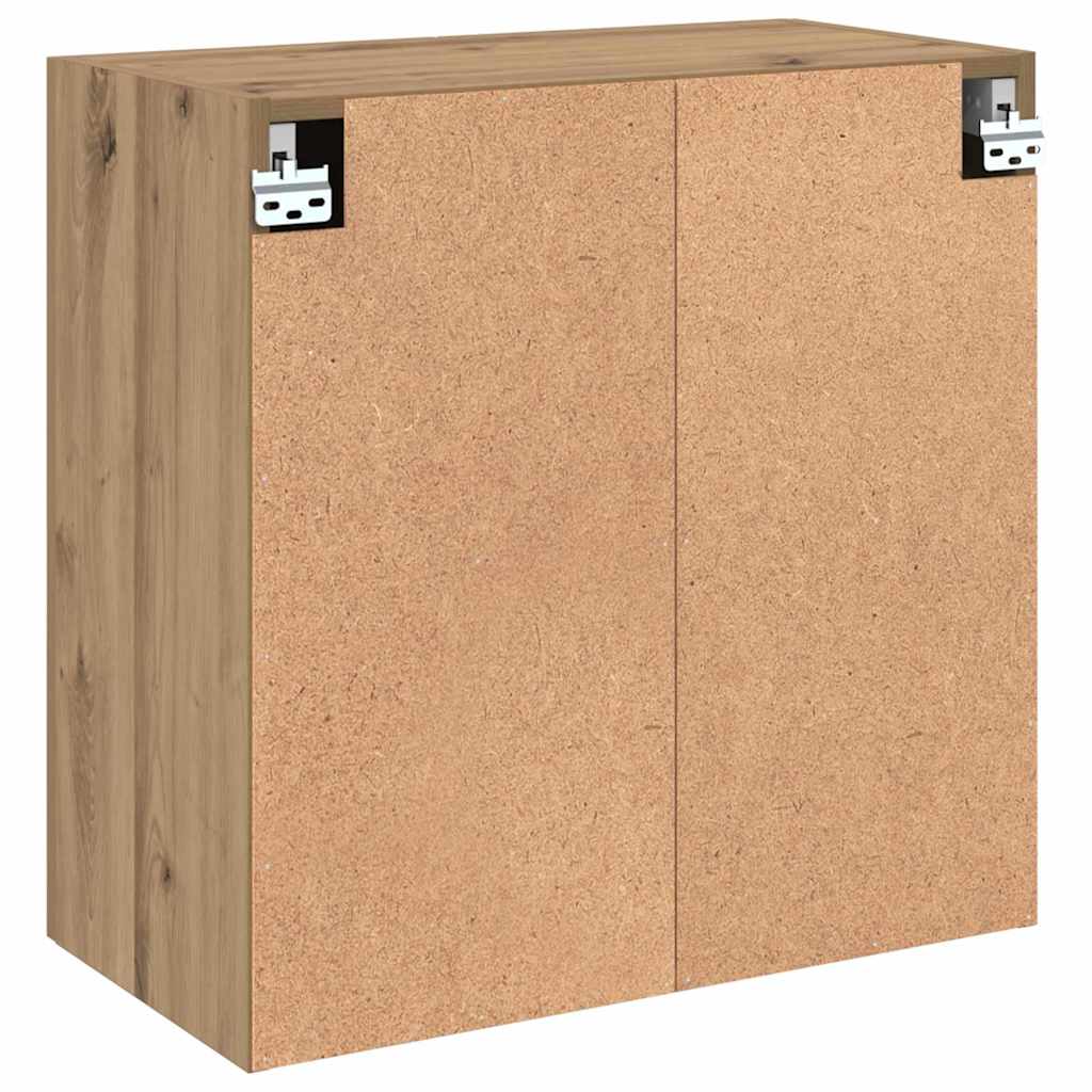 Meuble mural chêne artisanal 60 x 31 x 60 cm Bois d'ingénierie