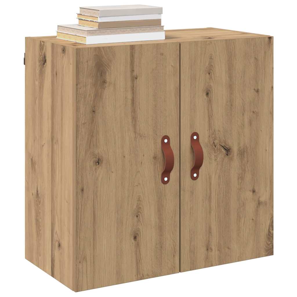 Meuble mural chêne artisanal 60 x 31 x 60 cm Bois d'ingénierie