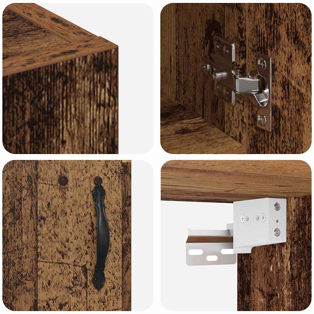 Meuble mural Bois ancien 60 x 31 x 60 cm Bois d'ingénierie