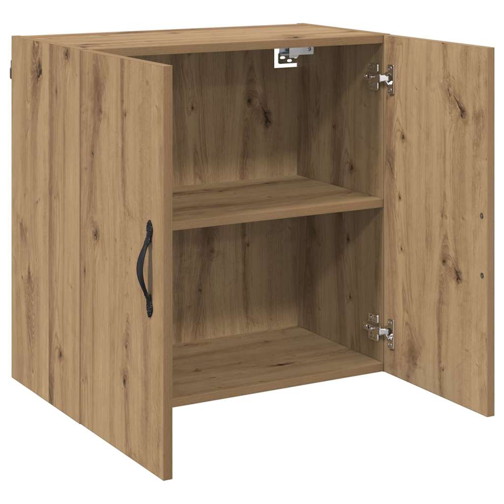 Meuble mural chêne artisanal 60 x 31 x 60 cm Bois d'ingénierie