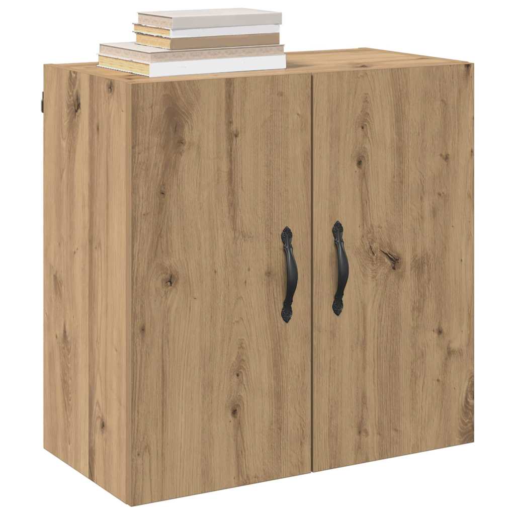 Meuble mural chêne artisanal 60 x 31 x 60 cm Bois d'ingénierie