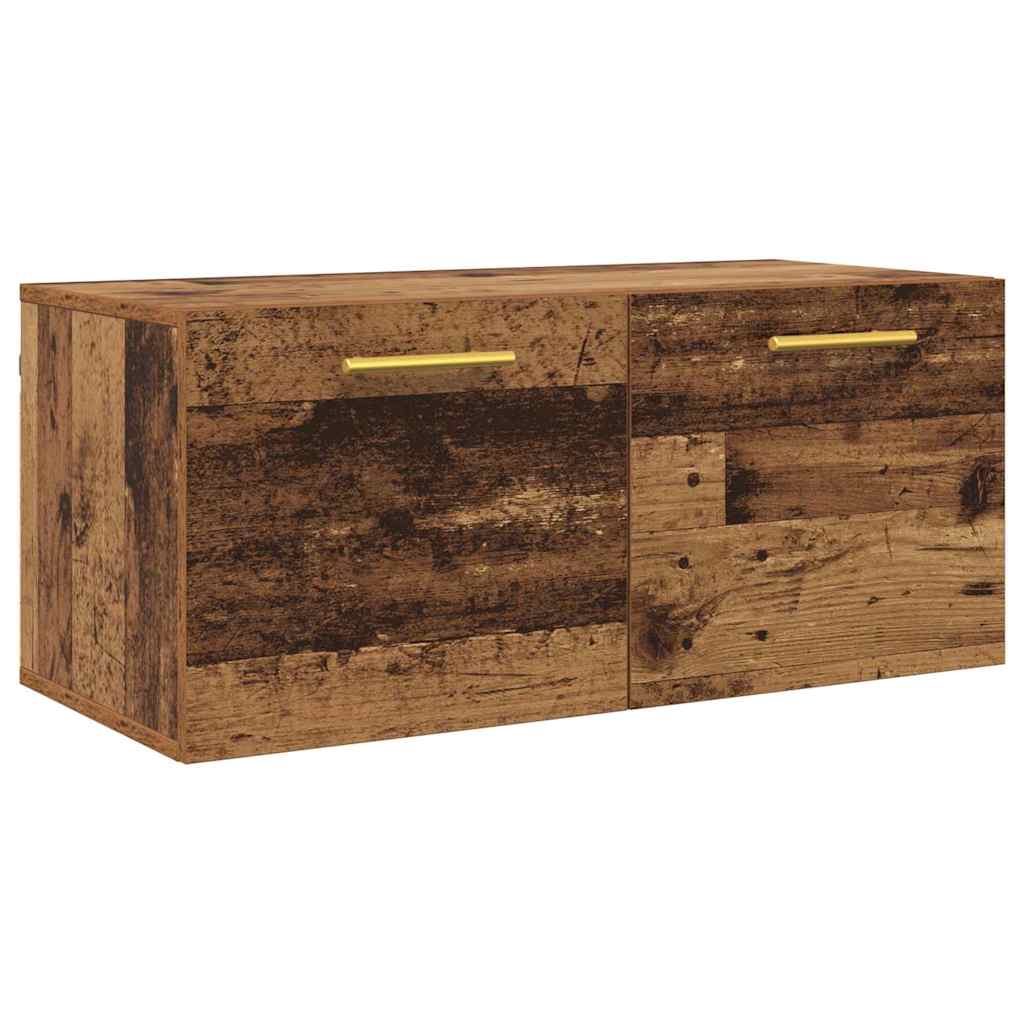 Meuble mural Bois ancien 80 x 36.5 x 35 cm Bois d'ingénierie