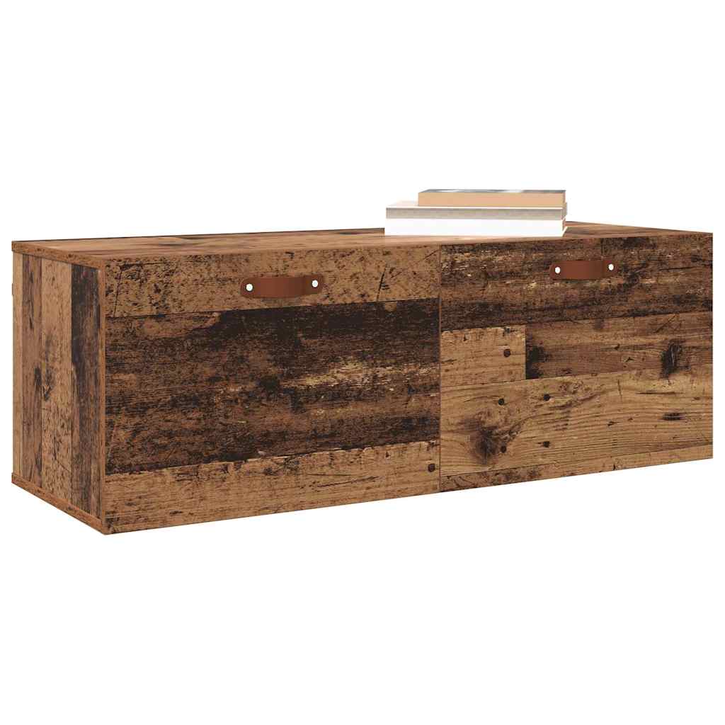 Meuble mural Bois ancien 100 x 36.5 x 35 cm Bois d'ingénierie - XIOS