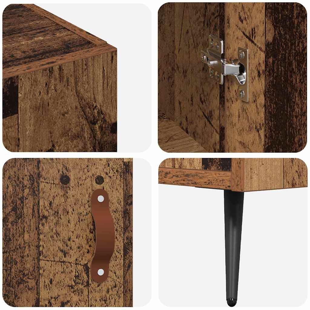 Buffet Marron 90 x 34 x 80 cm Bois d'ingénierie - XIOS