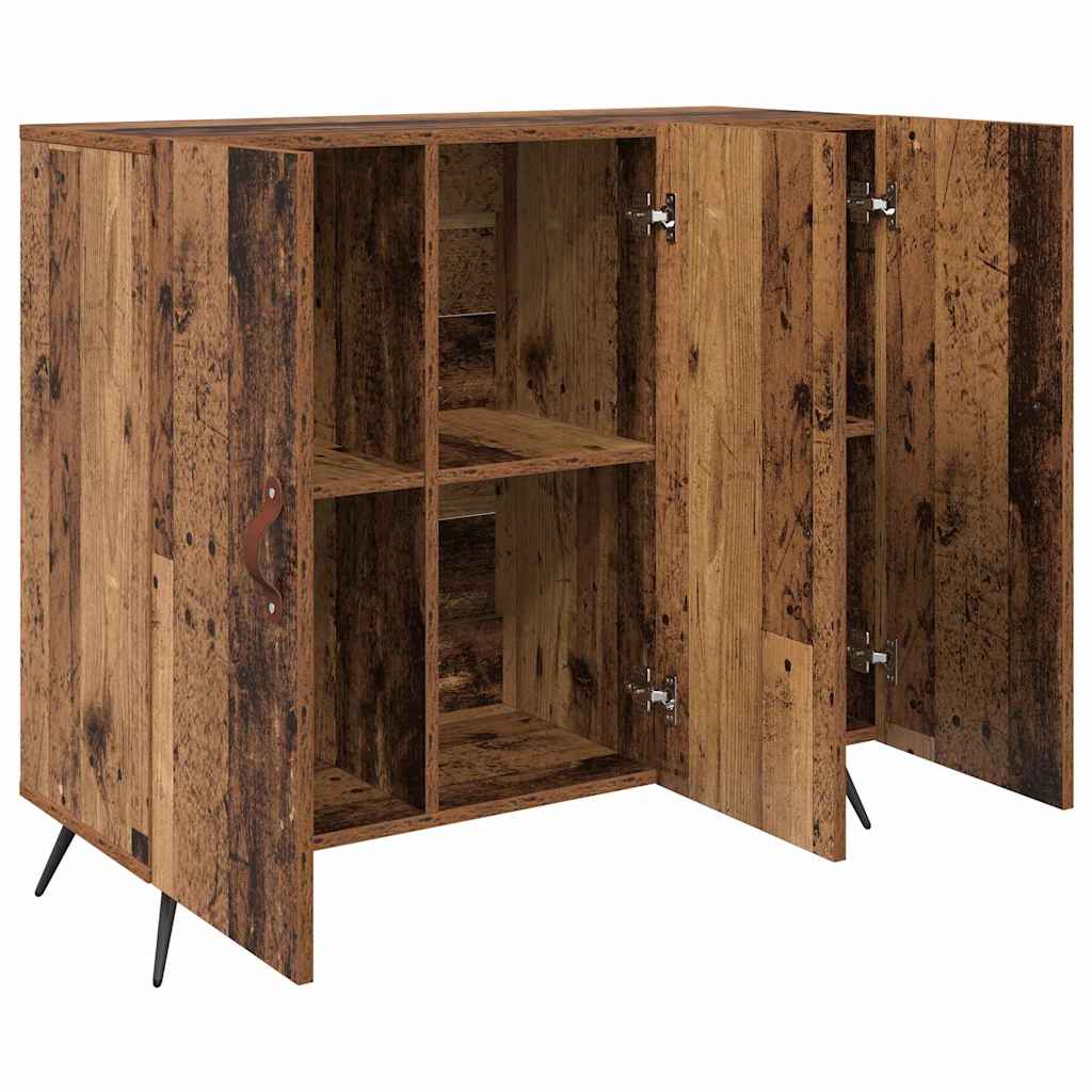Buffet Marron 90 x 34 x 80 cm Bois d'ingénierie - XIOS